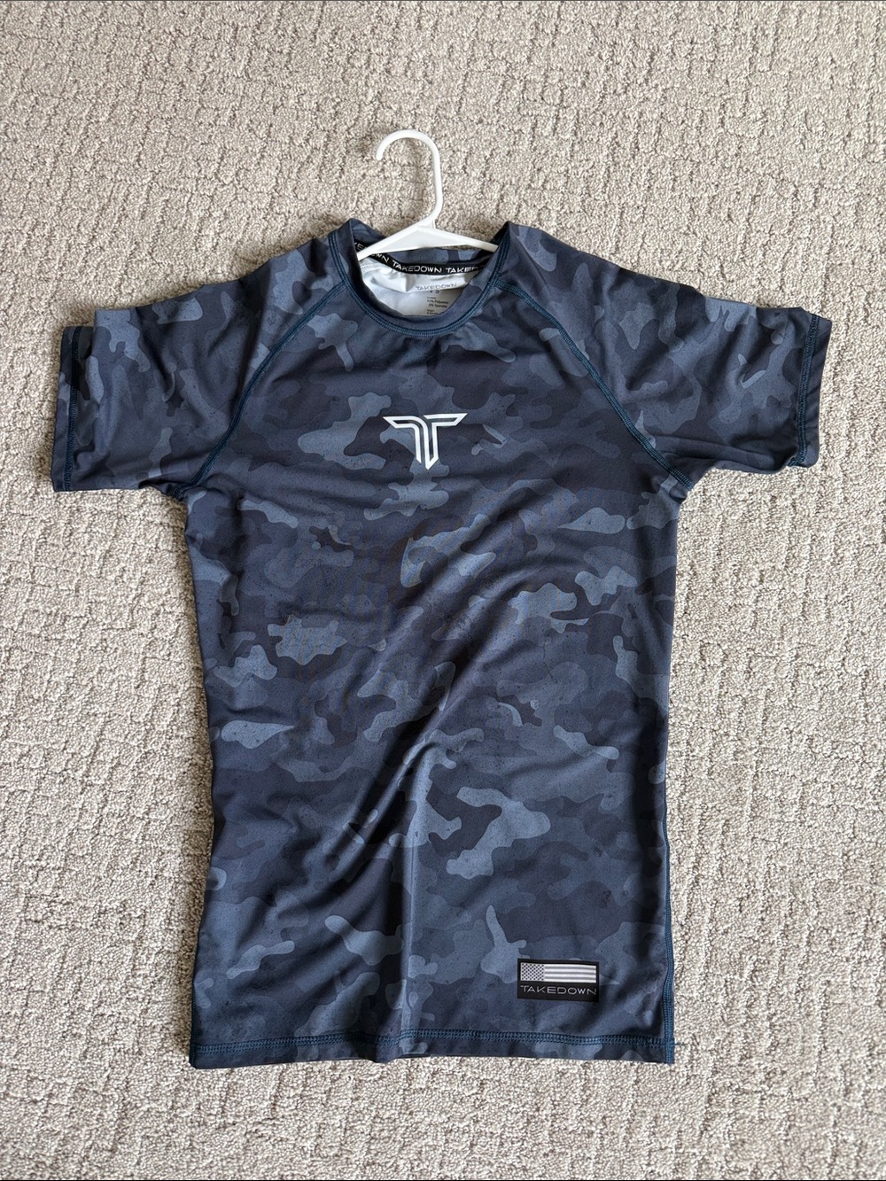 Black Camo Performance Women's Top